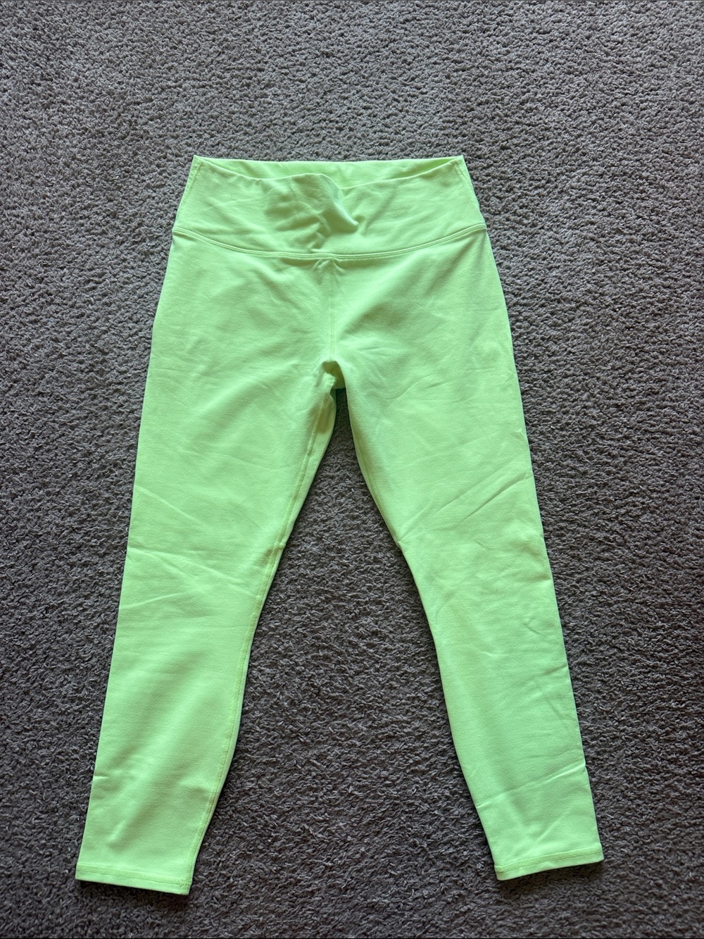 Fabletics Powerhold Neon Lime High-Rise Active Leggings